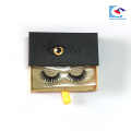 Luxus Customized Logo Karton falsche Wimpern Schublade Verpackung Box mit Gold Kartenfach